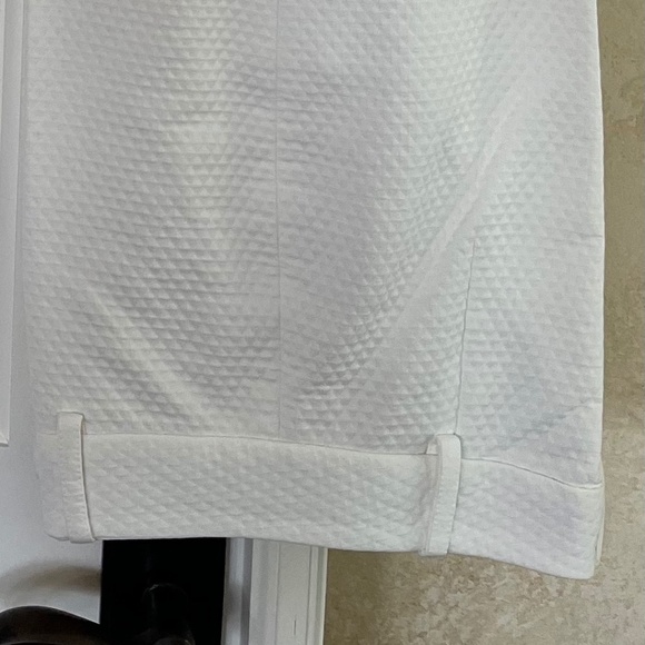 Franck Namani white textured pants suit US Size 6 - Picture 2 of 2